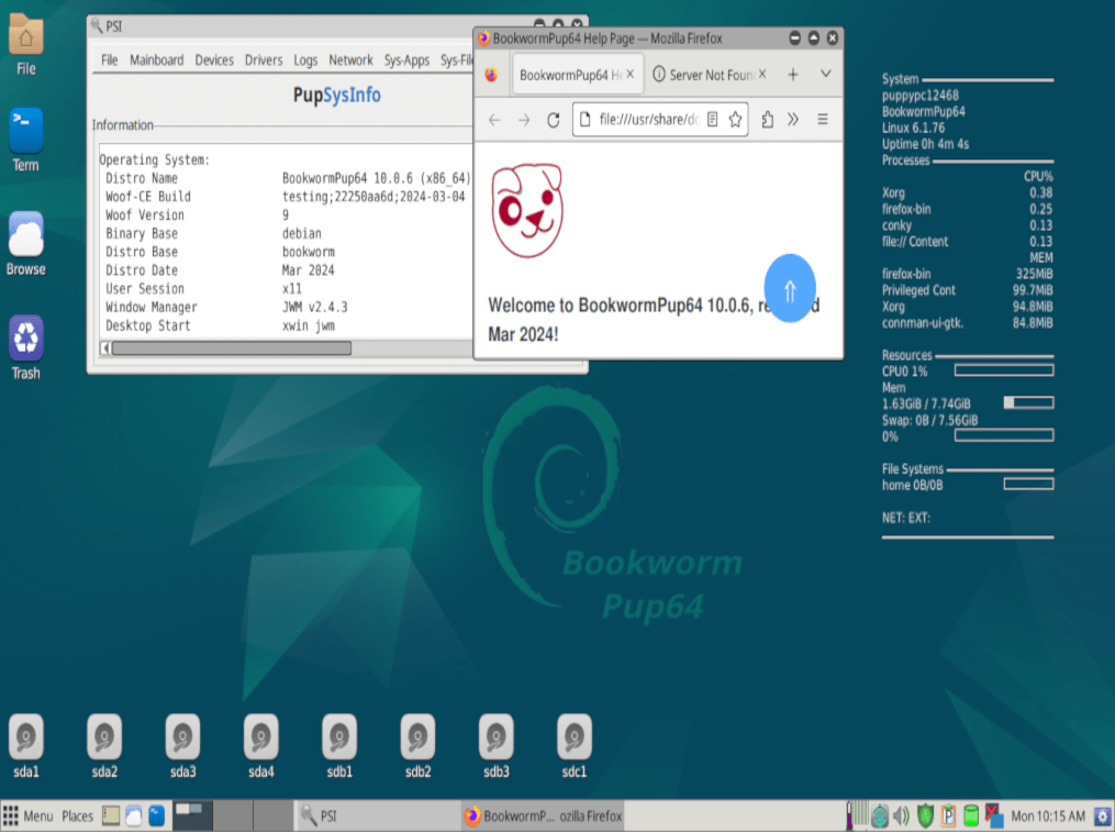 Bureau Puppy Linux